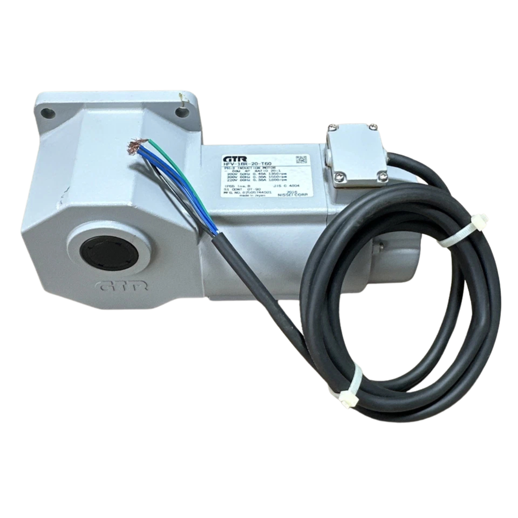 MOTOREDUCTOR 60W, 4P, RATIO 20:1, 220V, 60HZ, 0.36A, 1600RPM, IP65, INS.B, S1, GTR --NISSEI CORP