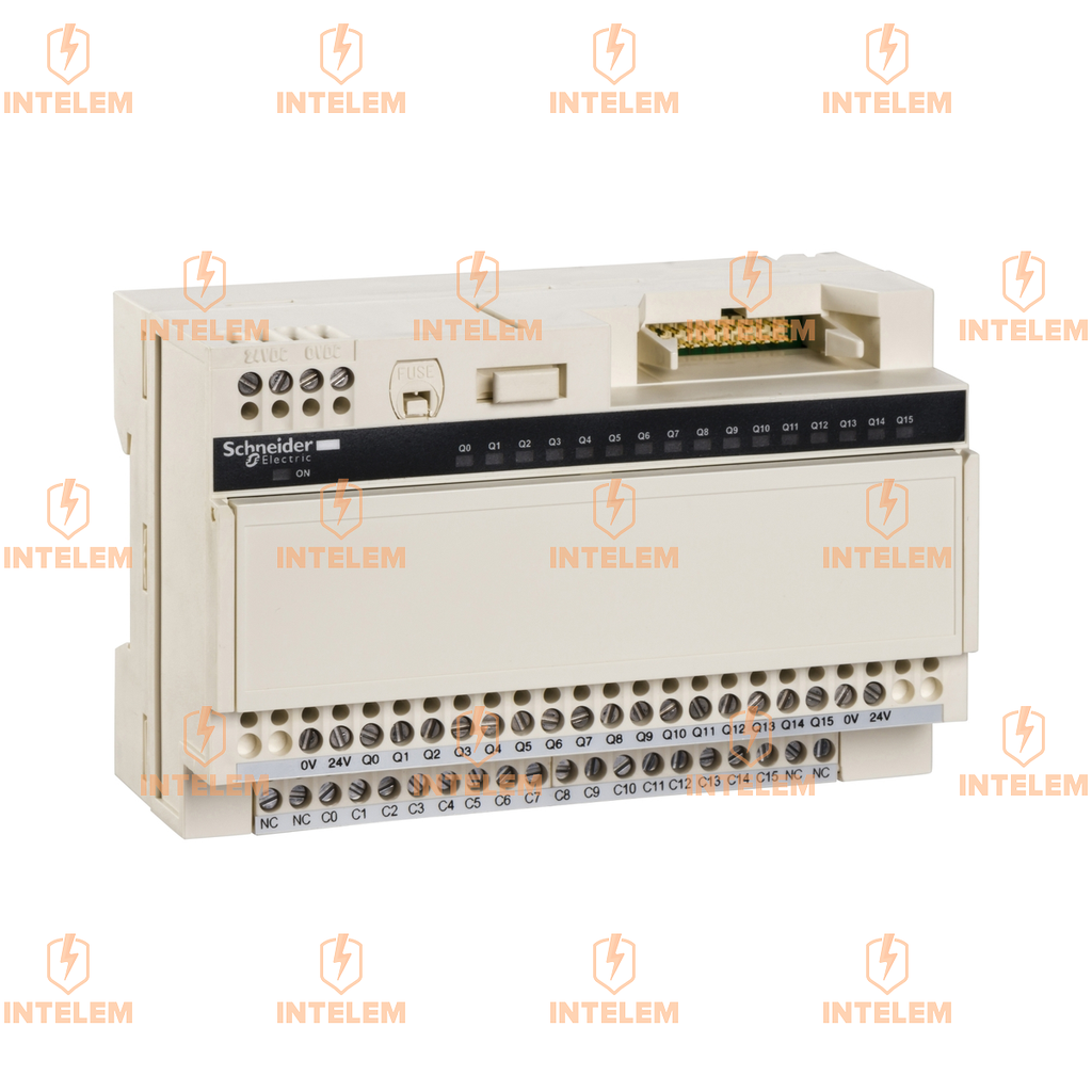 ABE7E16SPN22 BASE DE CONEXIÓN 16 SALIDAS FUSIBLES PARA PLC TWIDO SCHNEIDER ELECTRIC