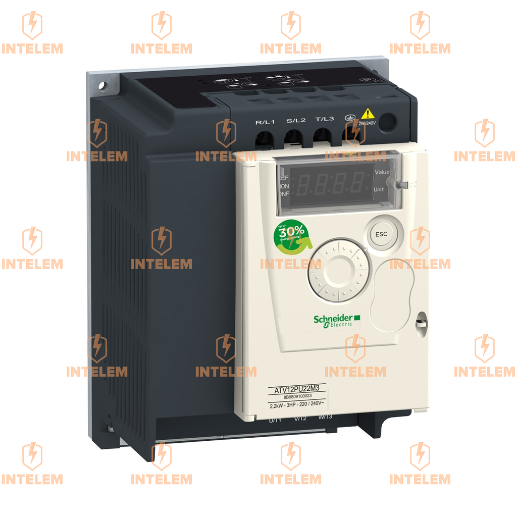 VARIADOR DE VELOCIDAD 1.5KW (2HP) 200-240VCA TRIFÁSICO ALTIVAR ATV12 SCHNEIDER ELECTRIC