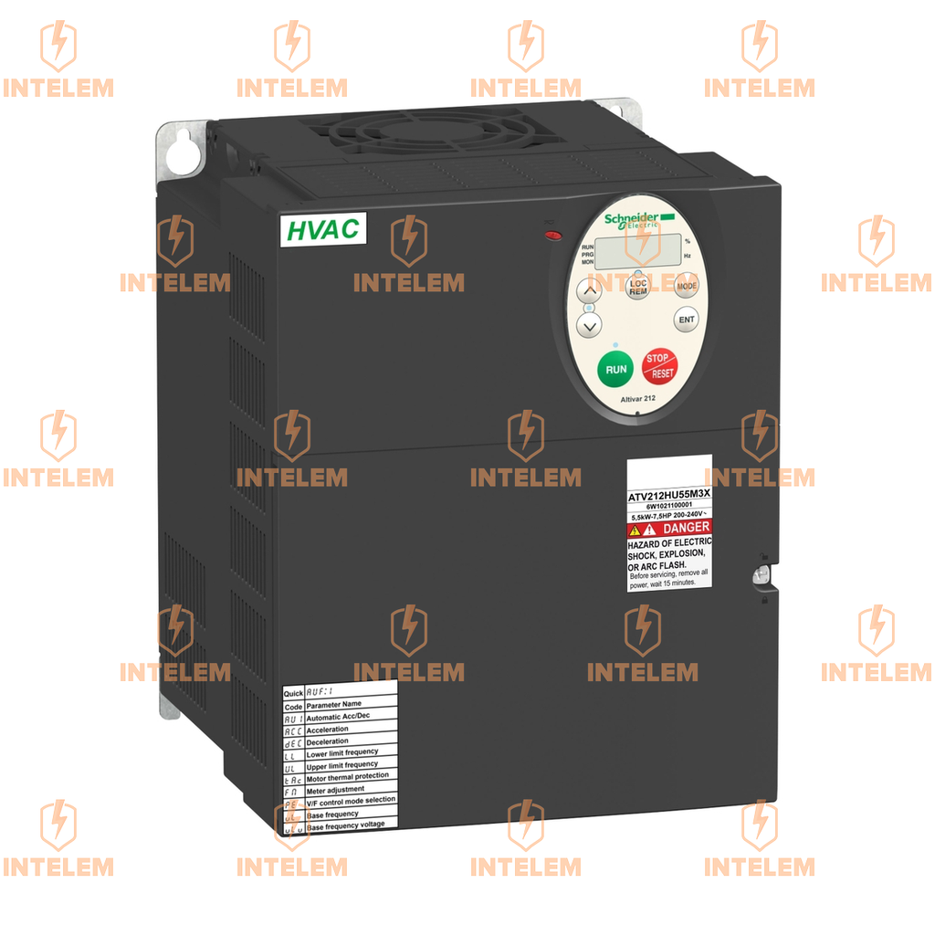VARIADOR DE VELOCIDAD TRIFÁSICO 7.5KW 10HP 240VCA IP21 SCHNEIDER ELECTRIC