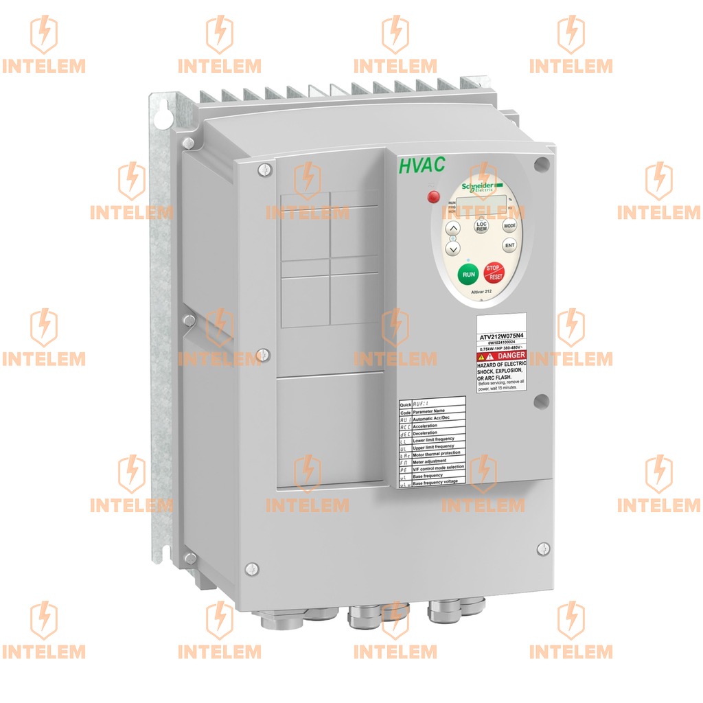 VARIADOR DE VELOCIDAD 0.75KW (1HP) 480VCA TRIFÁSICO CLASE C1 IP55 SCHNEIDER ELECTRIC