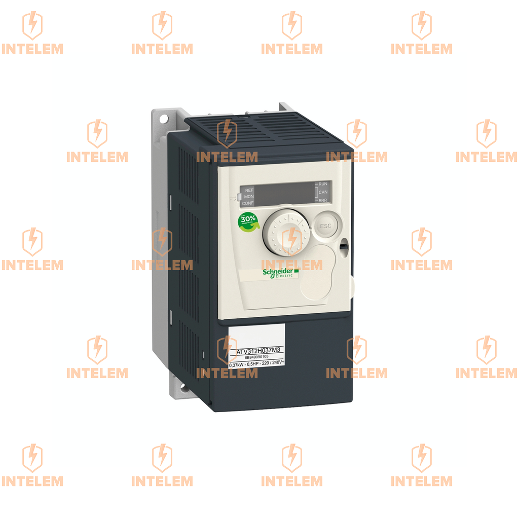 VARIADOR DE VELOCIDAD TRIFÁSICO 0.18KW 230VCA 0.7KVA ATV312 SCHNEIDER ELECTRIC
