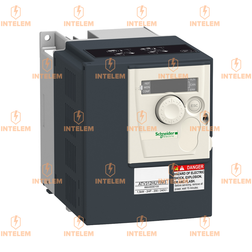 VARIADOR DE VELOCIDAD TRIFÁSICO 1.1KW 200-240VCA ALTIVAR ATV312 SCHNEIDER ELECTRIC