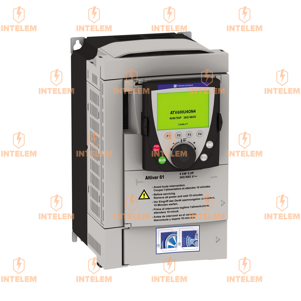 VARIADOR DE VELOCIDAD 2.2KW (3HP) 240VCA MONOFÁSICO EMC IP20 ALTIVAR 61 SCHNEIDER ELECTRIC