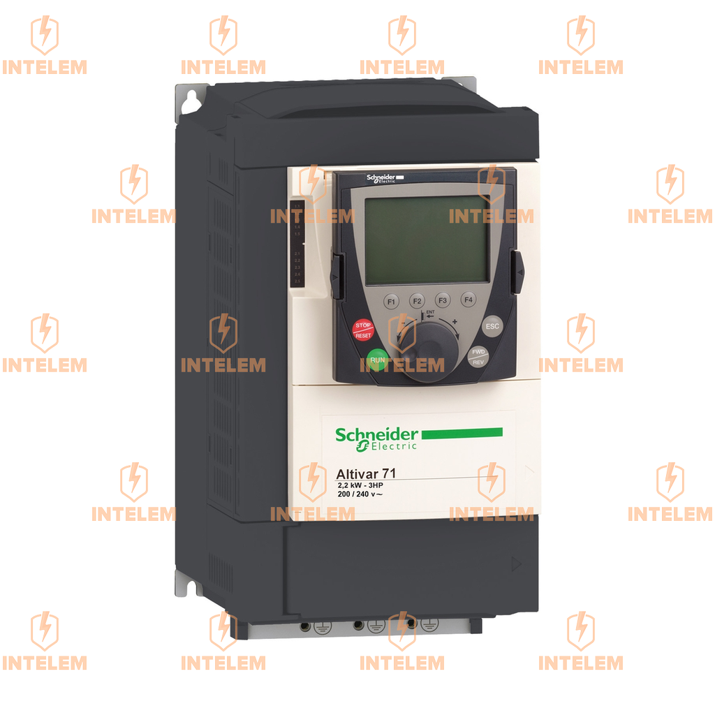 VARIADOR DE VELOCIDAD 3KW 240VCA ALTIVAR 71 CON FILTRO EMC Y TERMINAL GRÁFICO SCHNEIDER ELECTRIC