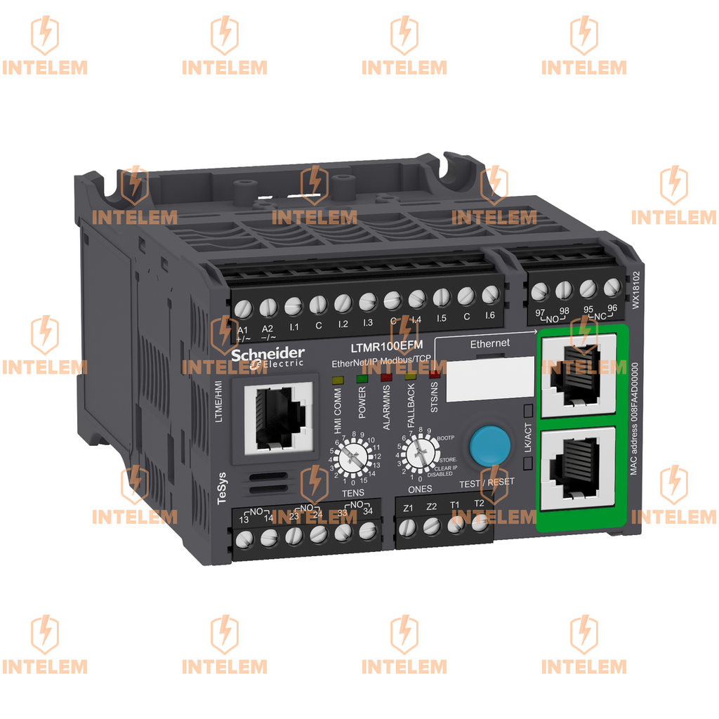 CONTROLADOR DE MOTOR 5-100A 100-240VCA ETHERNET/IP MODBUS/TCP 6E 3S TESYS T SCHNEIDER ELECTRIC