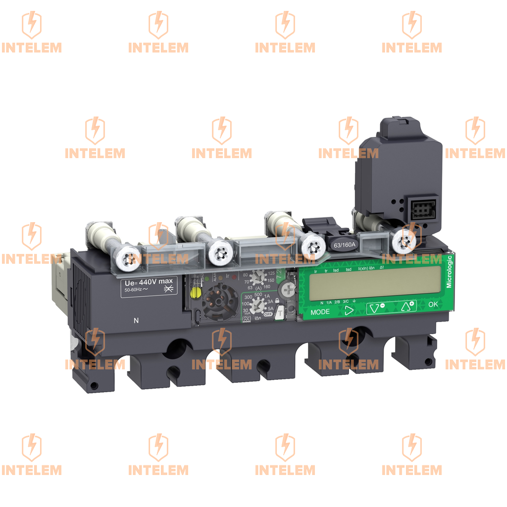 LV433900 UNIDAD DE CONTROL MICRORLOGIC 7.2E AL PARA INTERRUPTOR AUTOMÁTICO COMPACT NSX 160/250, 160A, 4P 4D SCHNEIDER ELECTRIC