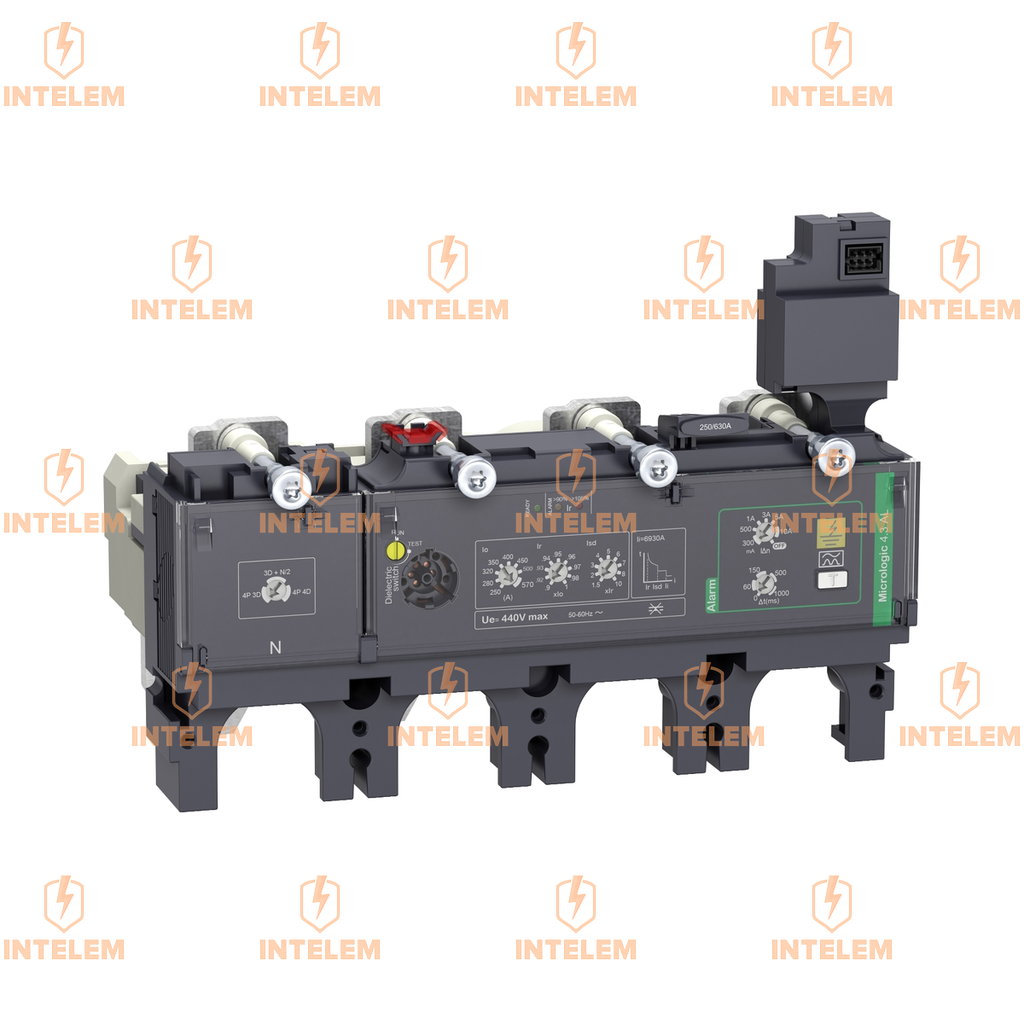 LV433963 UNIDAD DE CONTROL MICROLOGIC 4.3 AL 570A 4P 4D PARA INTERRUPTOR AUTOMÁTICO COMPACT NSX 630 SCHNEIDER ELECTRIC