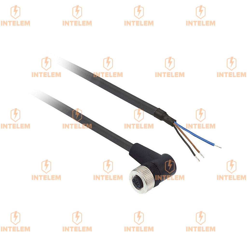 CONECTOR PRE-CABLEADO HEMBRA M12 3 PINES CABLE PUR 10M SCHNEIDER ELECTRIC