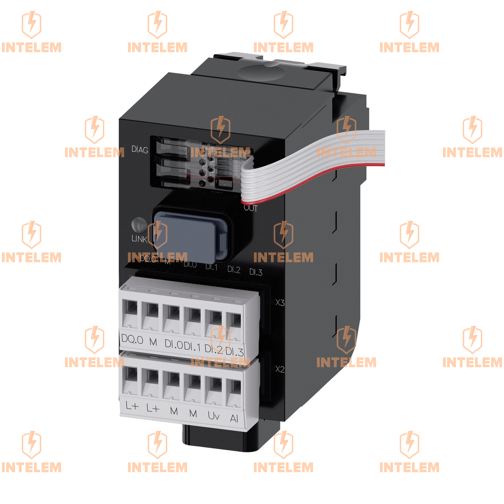 3SU14001LK101BA1 MÓDULO DE INTERFAZ PROFINET ESTÁNDAR 24 VCC 1DQ + 4DI + 1AI MONTAJE FRONTAL SIEMENS
