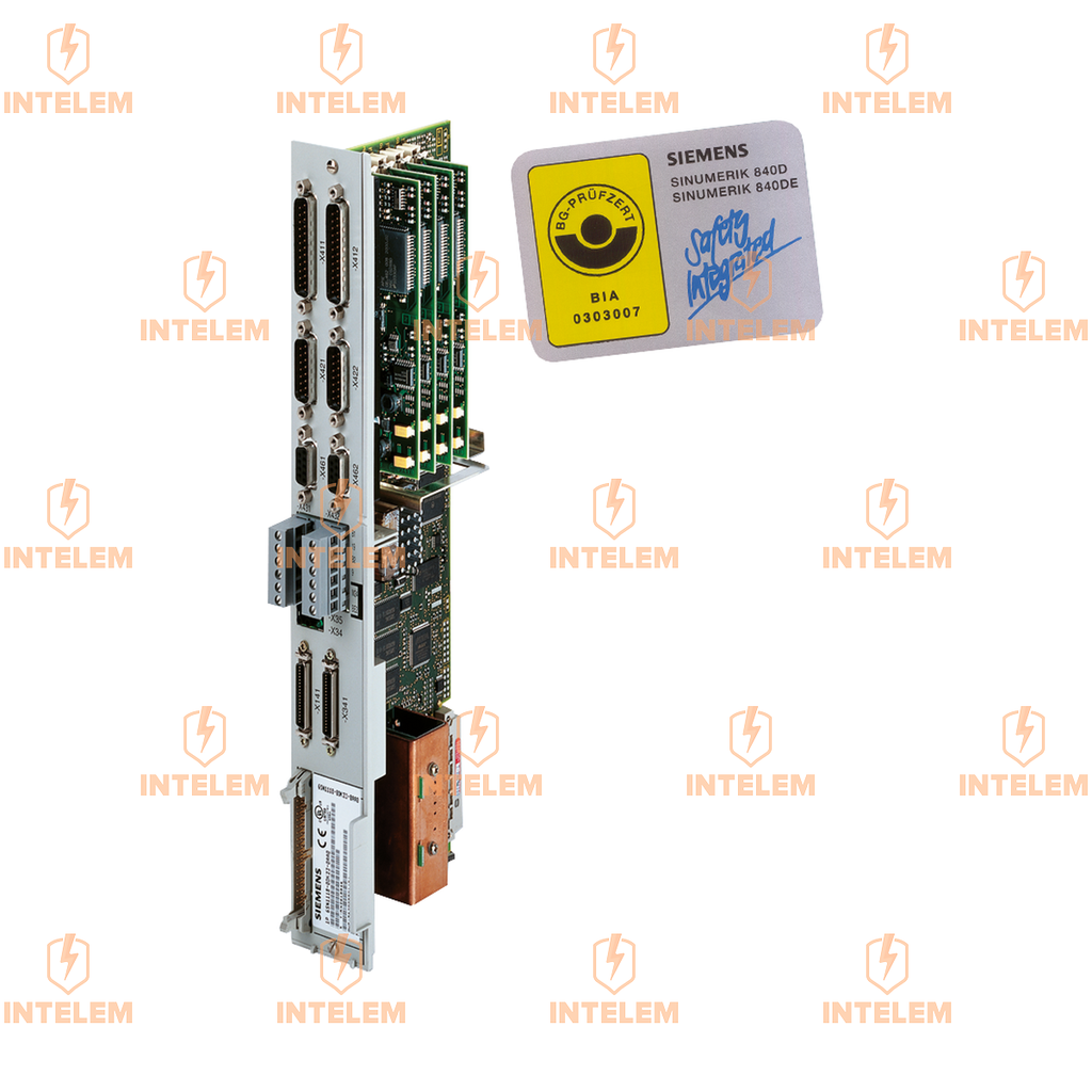 6SN11180DJ230AA1 BLOQUE DE CONTROL DIGITAL ALTO RENDIMIENTO SIMODRIVE 611 1 EJE SENO/COSENO 1 VPP SISTEMA DE MEDICIÓN DIRECTA SOFTWARE NC SIEMENS