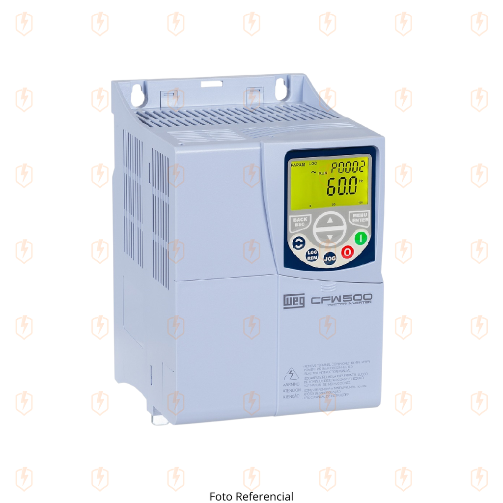 CFW500D24P0T4DB20 VARIADOR IN:380-480VAC 3-29,3A 50/60HZ OUT : 24A WEG
