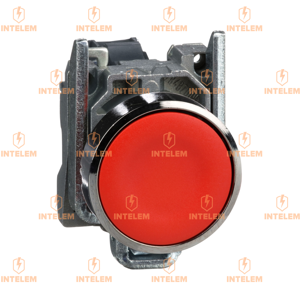 XB4BA42 PULSADOR RASANTE ROJO HARMONY, MODULAR, Ø 22MM, 1NC, IP65 --SCHNEIDER