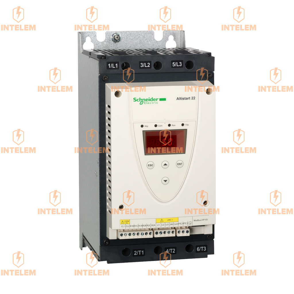 ARRANCADOR SUAVE ALTISTART 22 25-50HP 220-440V, 75A, SERV. NORMAL 200V….480VAC --SCHNEIDER
