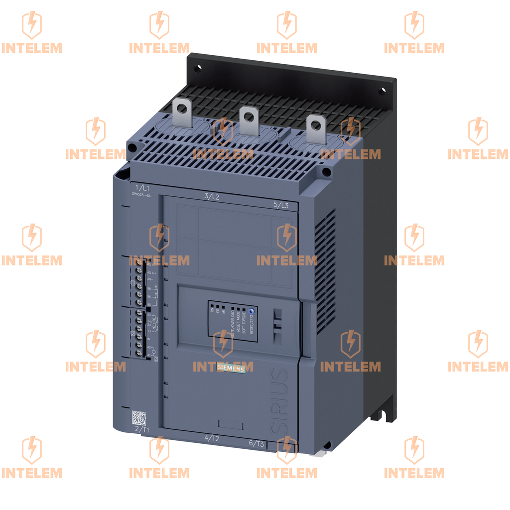 3RW5234-6AC14 ARRANCADOR SUAVE SIRIUS 200-480 V 113 A, 110-250 V AC SALIDA ANALOGICA 3RW52346AC14 SIEMENS