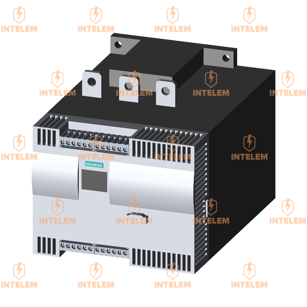 ARRANCADOR SUAVE SIRIUS C/ DISPLAY CONEX. D.: 313 A, 160 KW/400VAC, CONTROL 220VAC --SIEMENS