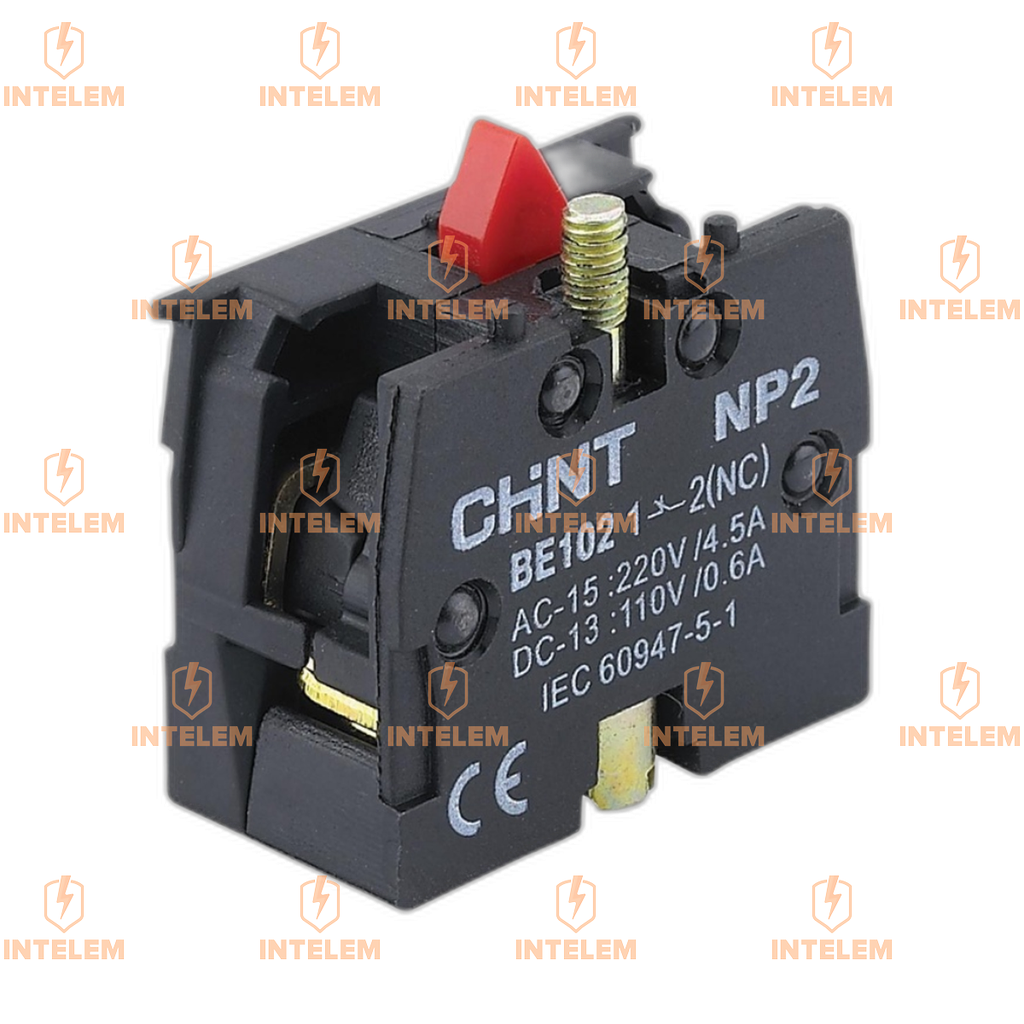 NP2-BE102 BLOCK CONTACTO 1NC P/PULSADOR NP2--CHINT