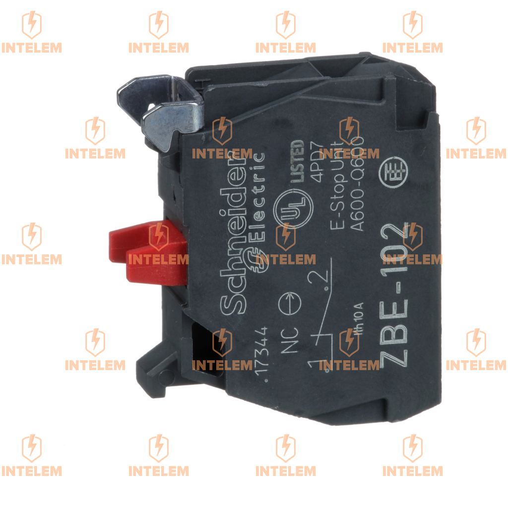 ZBE102 BLOQUE DE CONTACTO P/PULSADOR, SELECTOR, XB4, 1NC --SCHNEIDER