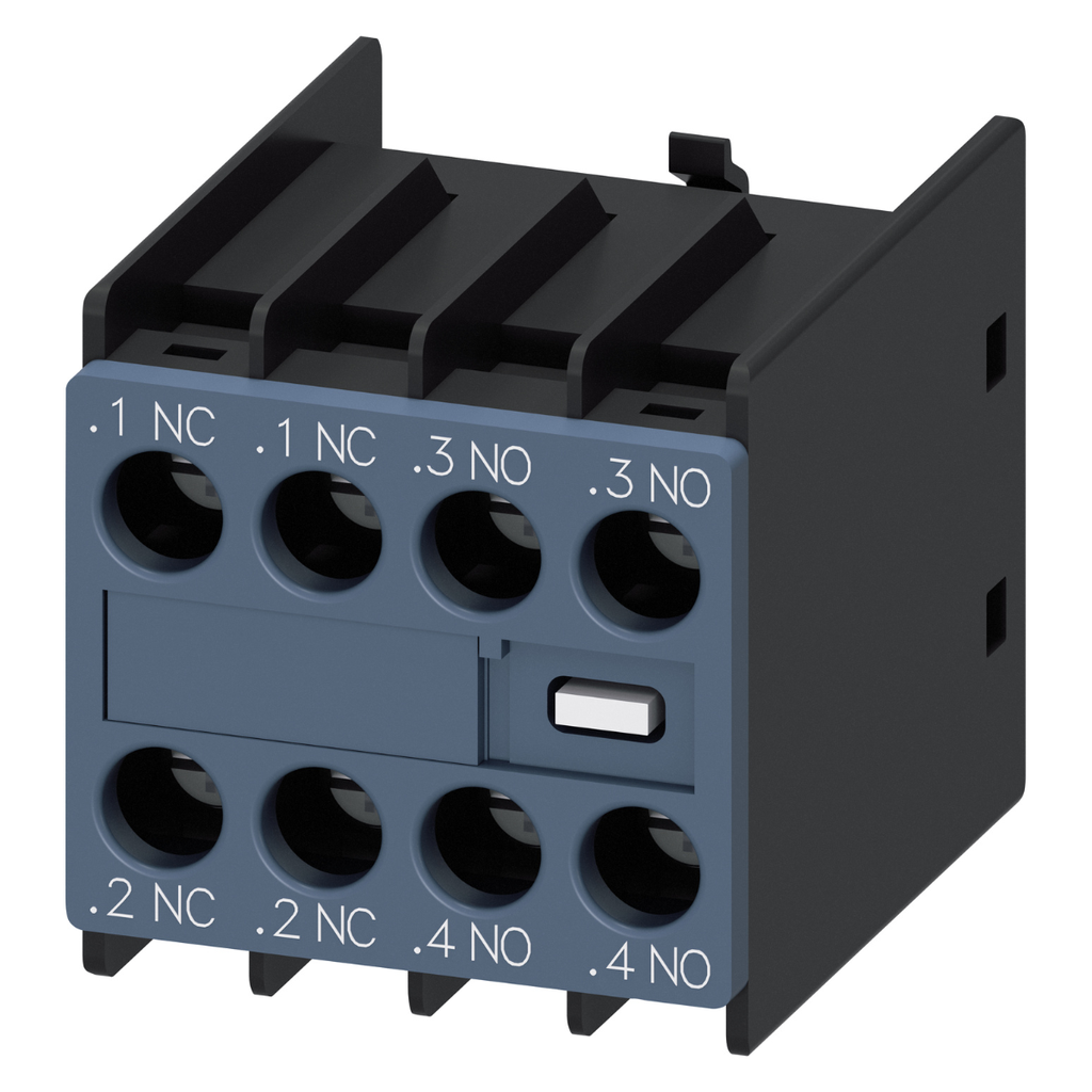 BLOQUE CONTACTO AUXILIAR FRONTAL, 2 NA + 2 NC P/ 3RH2 Y 3RT2 --SIEMENS