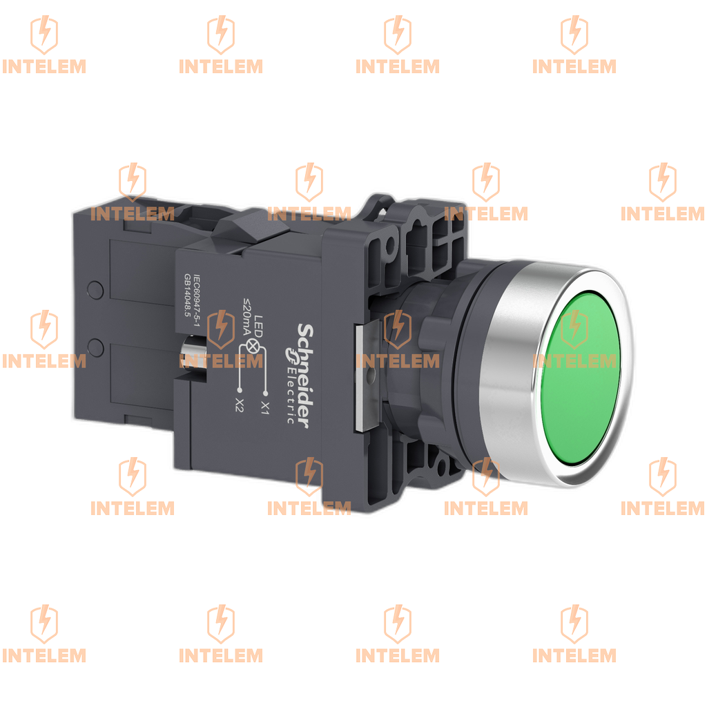 XA2EW33M1 PULSADOR LUMINOSO EASY XA2 VERDE 220VAC Ø22MM --SCHNEIDER