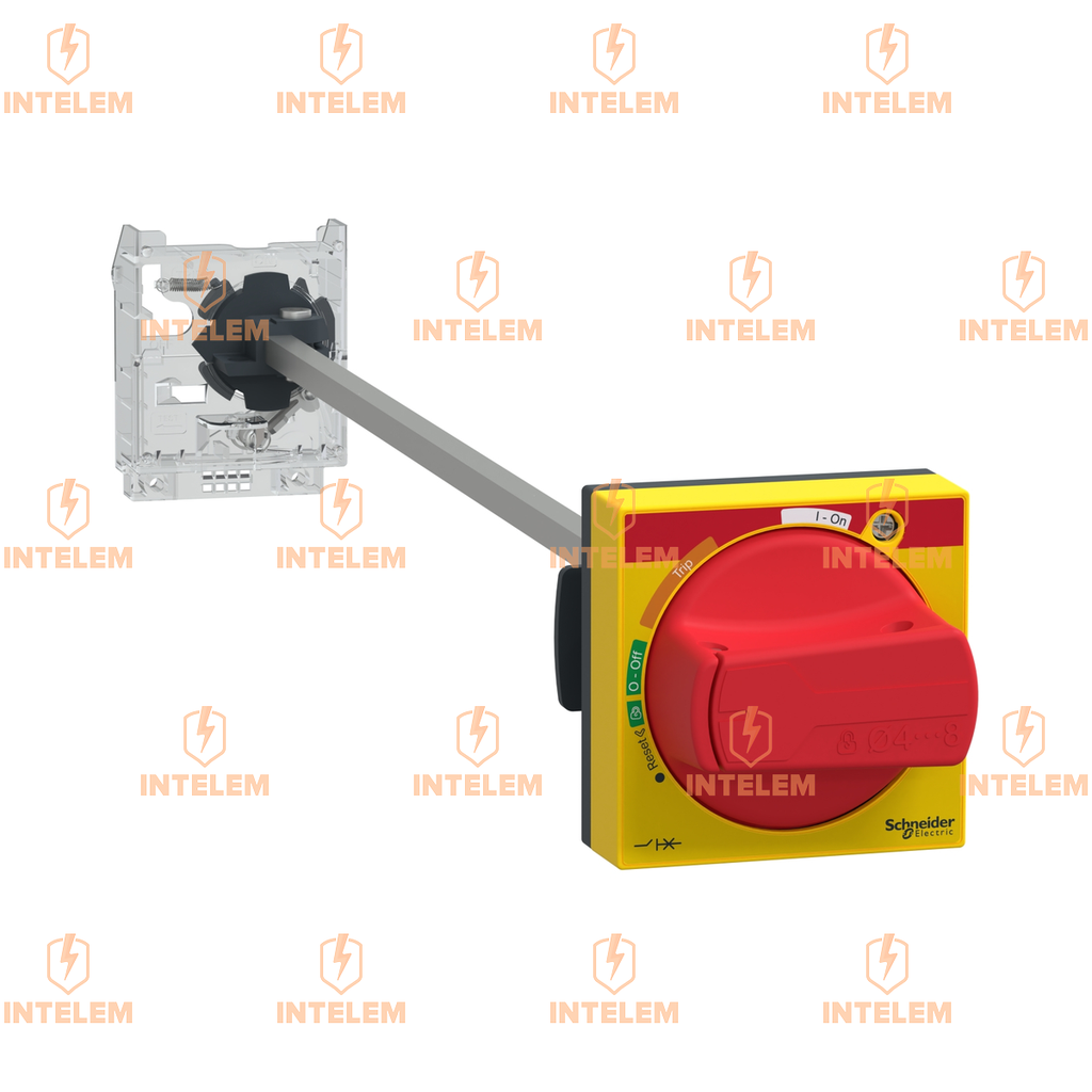 KIT DE MANIJA ROTATIVA EXTENDIDA TESYS GV2 IP54 MANIJA ROJA CON INDICADOR DE DISPARO PARA GV2L-GV2P, SCHNEIDER