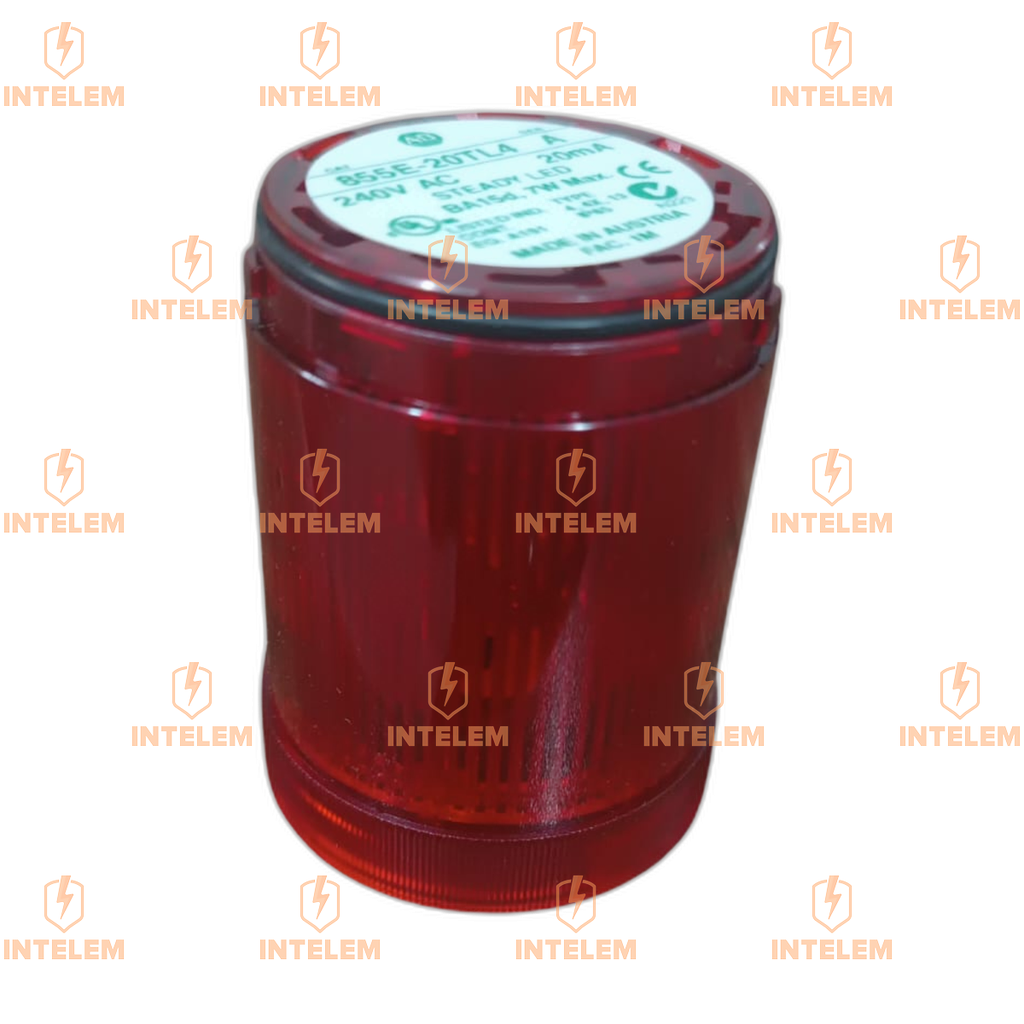 855E-20TL4 LUZ DE TORRE 50MM, ROJO, 240VAC, LED FIJO --ALLEN BRADLEY