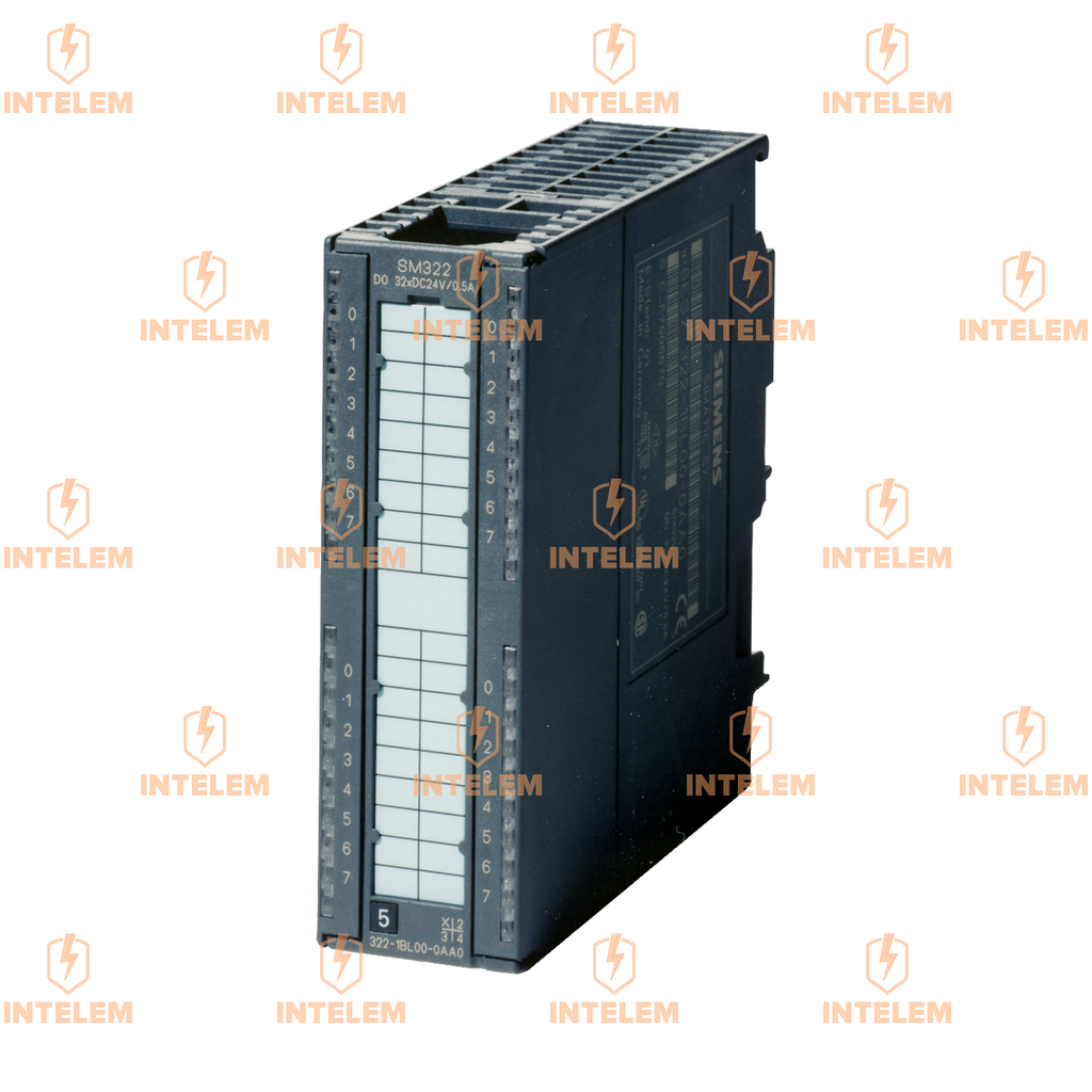 SIMATIC S7-300, MODULO DE SALIDAS DIGITALES SM 322, AISLADO, 16 DO, DC 24V, 0,5A, 1 DE 20 POLOS, CORRIENTE TOTAL 4 A/GRUPO (8 A/MODULO)  --SIEMENS