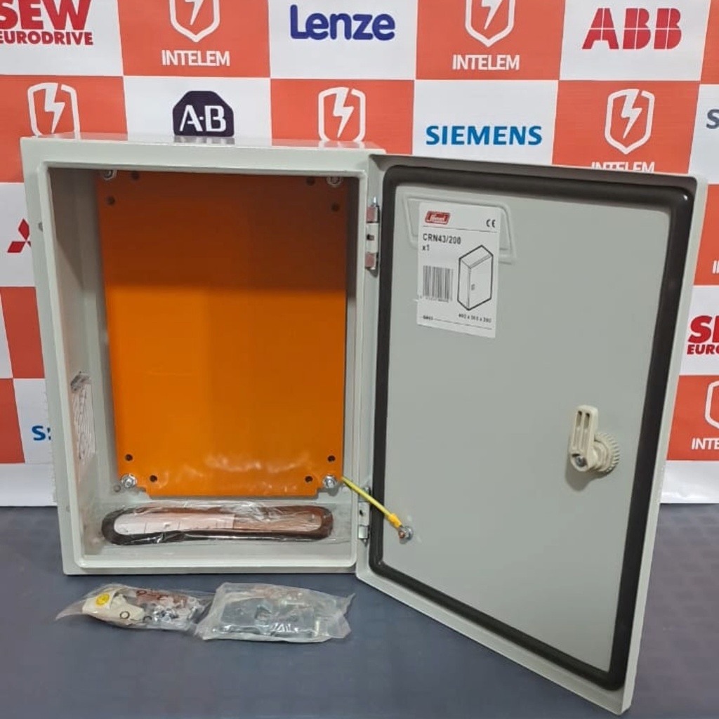 CRN-64/200 TABLERO METALICO, IP66, RAL 7035, 600X400X200MM (ALTXANCXPROF)--HIMEL