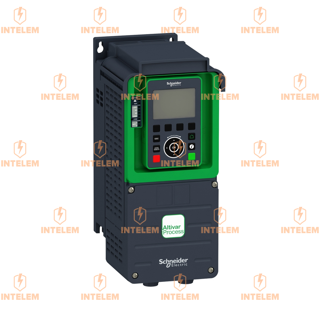 ATV930U55N4 VARIADOR DE VELOCIDAD, ALTIVAR PROCESS ATV900, ATV930, 5,5 KW, 400/480 V, CON UNIDAD DE FRENADO, IP21--SCHNEIDER