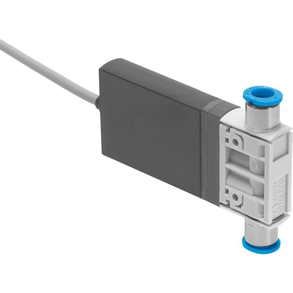 MHJ10-S-2,5-QS-6-HF ELECTROVALVULA DE CHORRO DE AIRE DE ALTA VELOCIDAD MONOESTRABLE 2/2, 24VDC --FESTO