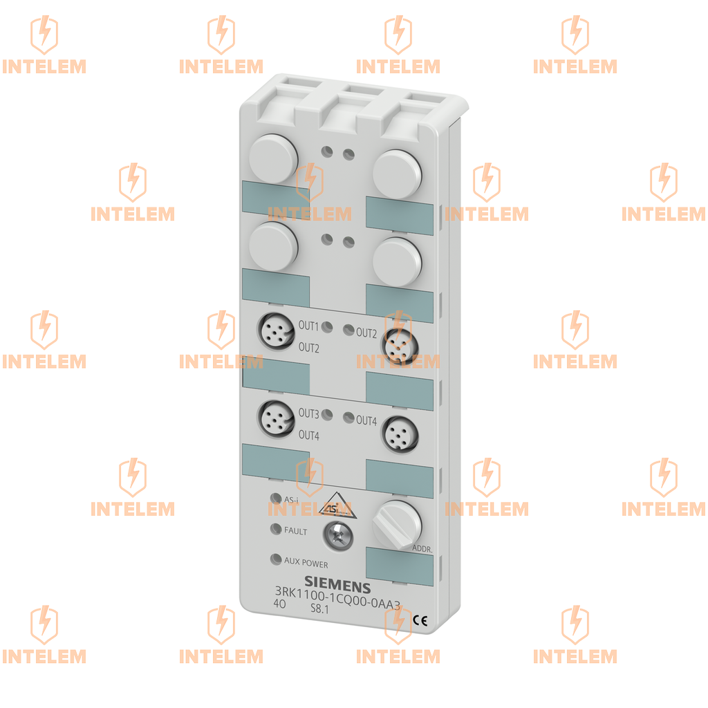 MODULO ASI K60, 4 SALIDAS M12, MAX. TOTAL 4A --SIEMENS