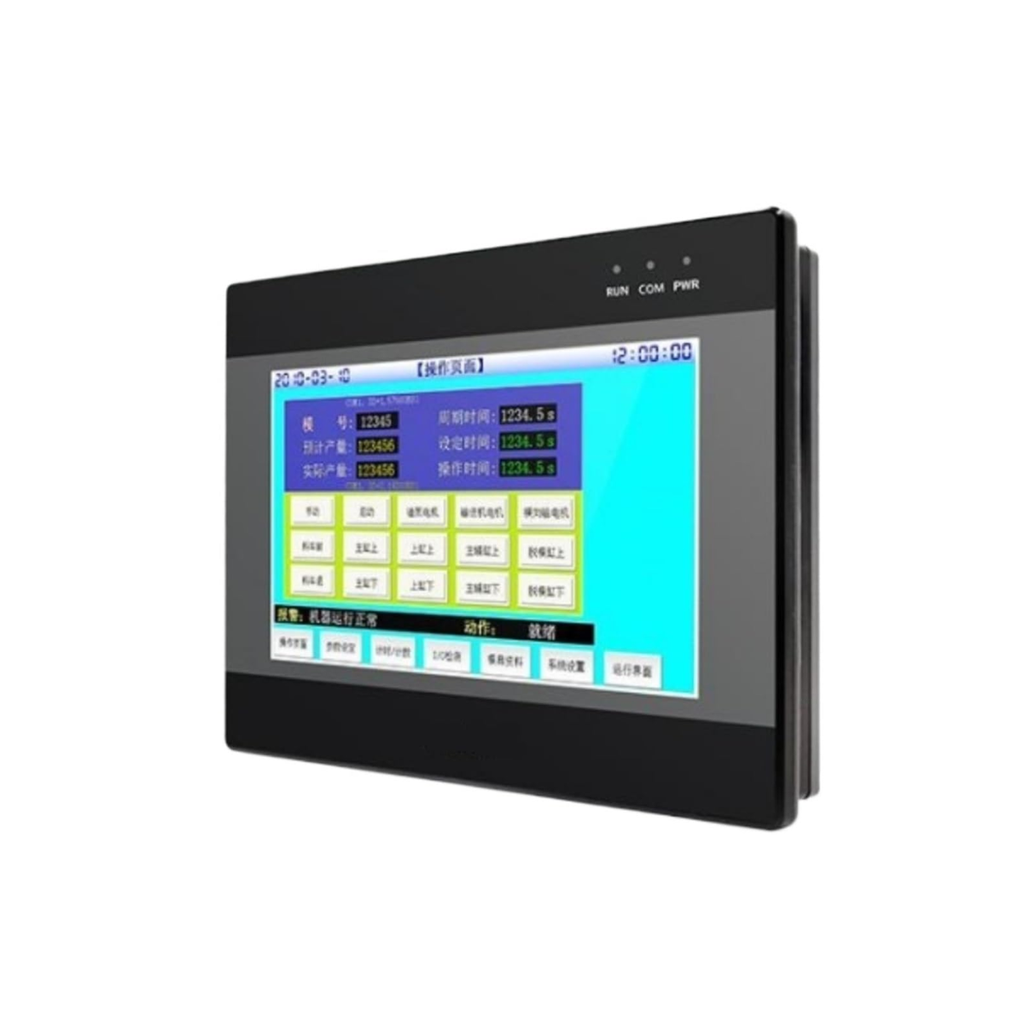 MX3G-50C-32MT HMI 5" PLC DC24V, 16 DI, 16 DO, 3 AD, COM1, COM2, USB-C, TACTIL PANEL --COOLMAY