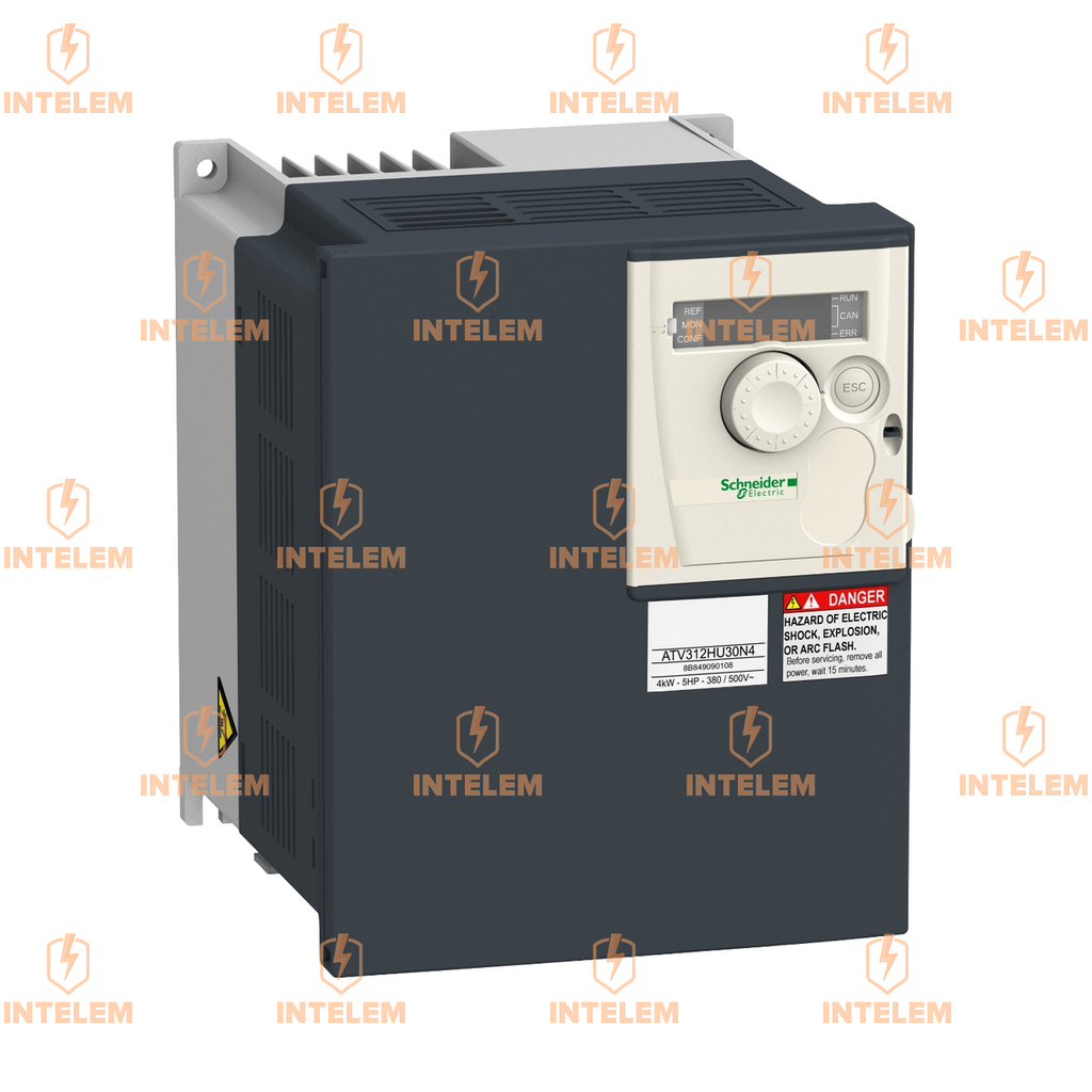 VARIADOR DE FRECUENCIA TRIFASICO ATV312, 2.2KW, 3HP, 323..550V, 5.5A, CANOPEN, MODBUS --SCHNEIDER