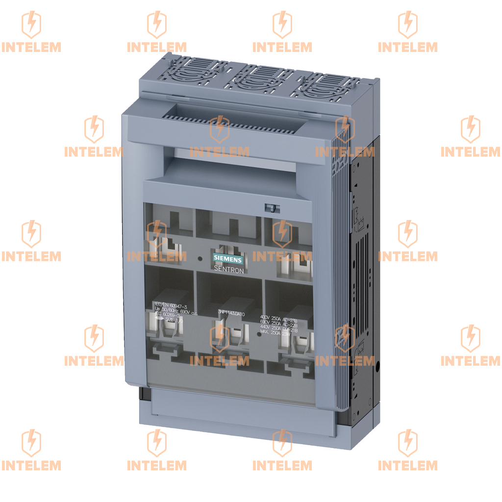 INTERRUPTOR SECCIONADOR 3NP1, SENTRON, 3 POLOS, NH1, 250A --SIEMENS