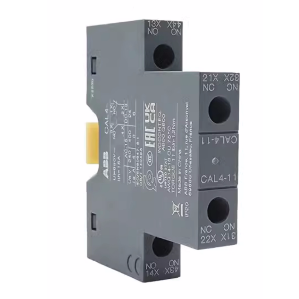 CONTACTOR AUXILIAR 2-POL CAL4-11 --ABB 