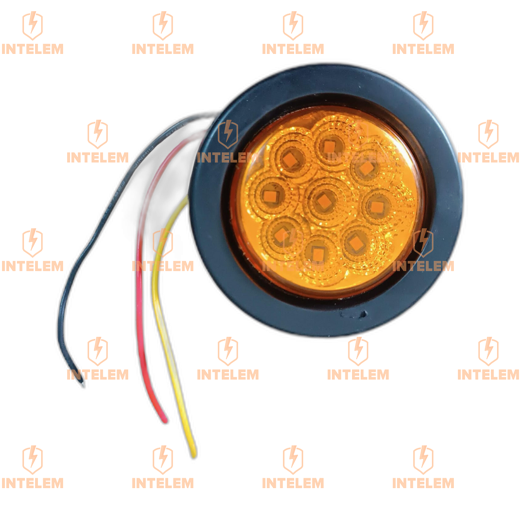 37299, FARO LATERAL LED 12-24V, 2", 9 LED, AMBAR --DLA