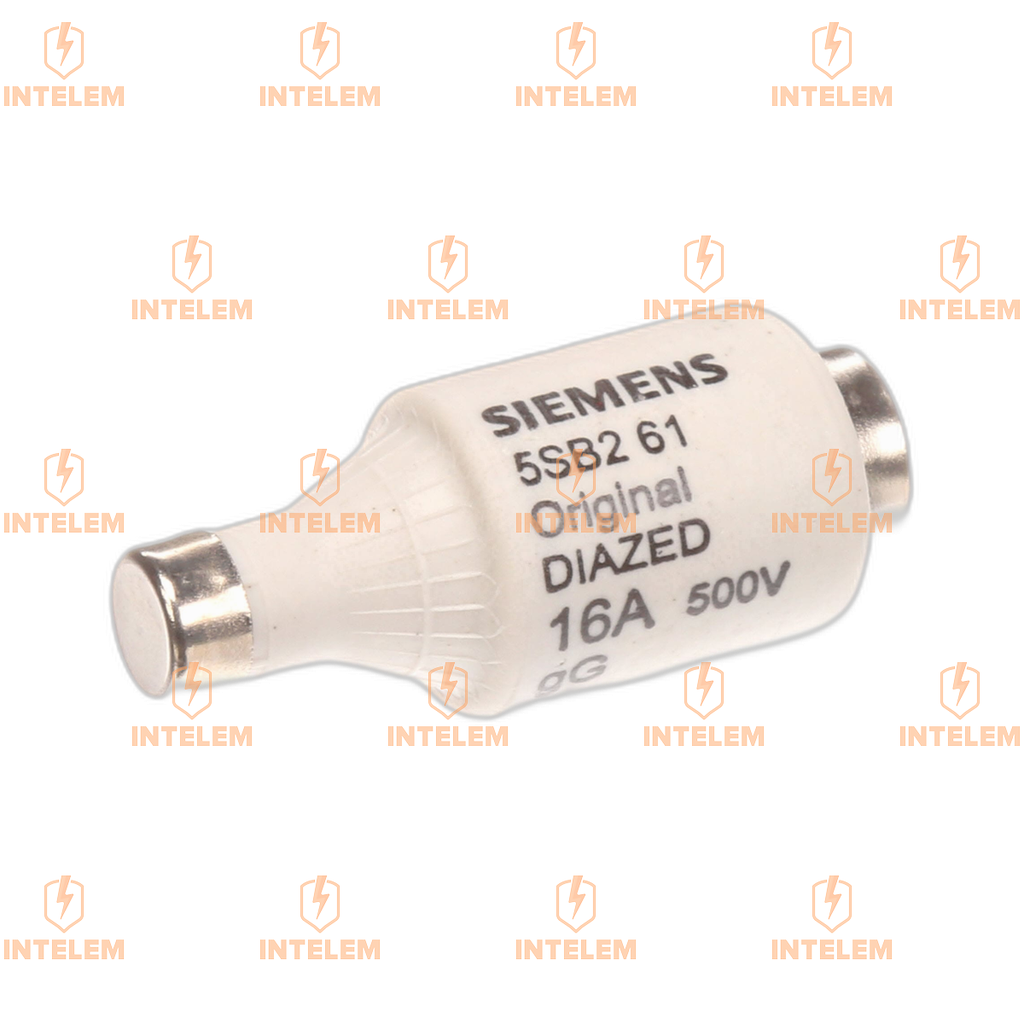 5SB261 FUSIBLE DIAZED 500 V PARA PROTECCION DE CABLES Y LINEAS gG, TAMAÑO DII, E27, 16A --SIEMENS
