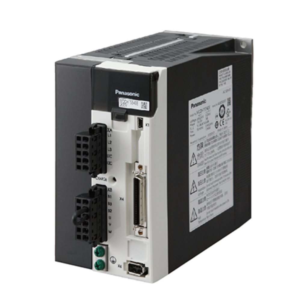 MDDHT5540E SERVODRIVE IN 200-240V 1F/3F 14.2A/8.1A OUT 0-240V, 3F, 9.4A, 0-416.6HZ, 1.5KW --PANASONIC