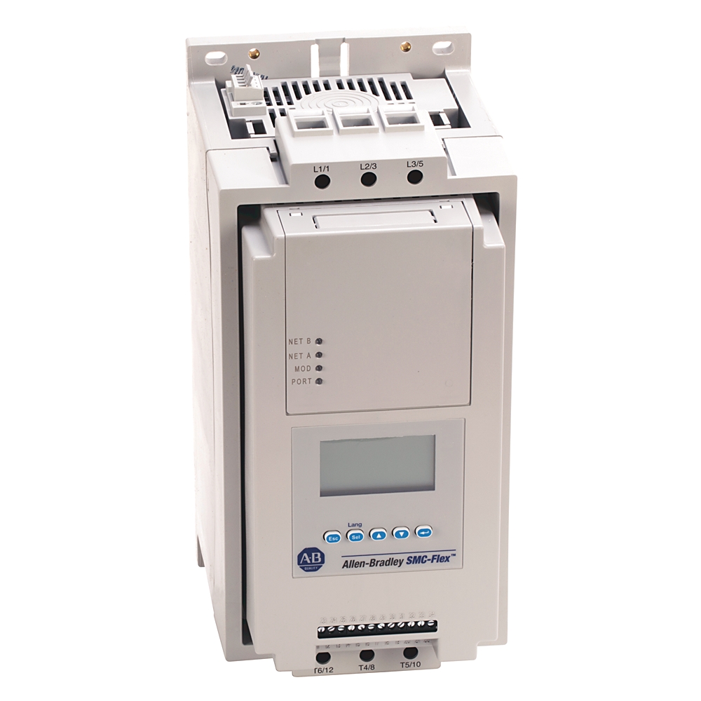 ARRANCADOR SUAVE SMC-FLEX, OPEN, 43A, 7.5...30HP @ 460V AC, INPUT: 200...480V, CONTROL: 100...240VAC --ALLEN BRADLEY
