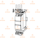 JUEGO DE ESCUADRAS DE PANTALLA PDC SIMATIC MICRO-DRIVE SBS1-70 (LONGITUD 70MM, 1 ABRAZADERA 20MM, 3 ABRAZADERAS 12MM, 1 CINTA PUESTA A TIERRA) SIEMENS